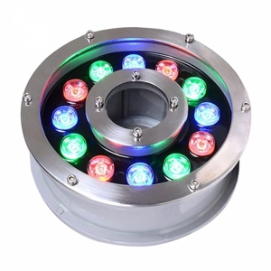 LAMPARA DE FUENTE ANILLO LED RGB 12X1W LYNALED