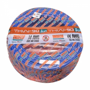 CABLE THW-90+ 14AWG, 750V, INDECO